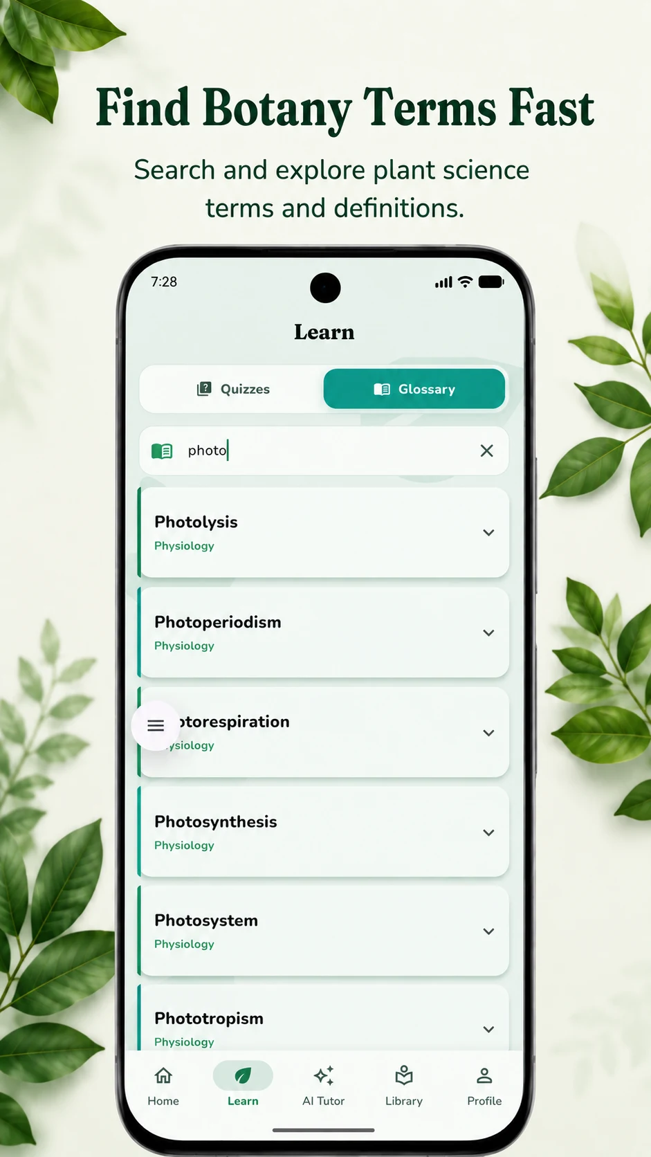 Learn Botany: Plant Biology screenshot