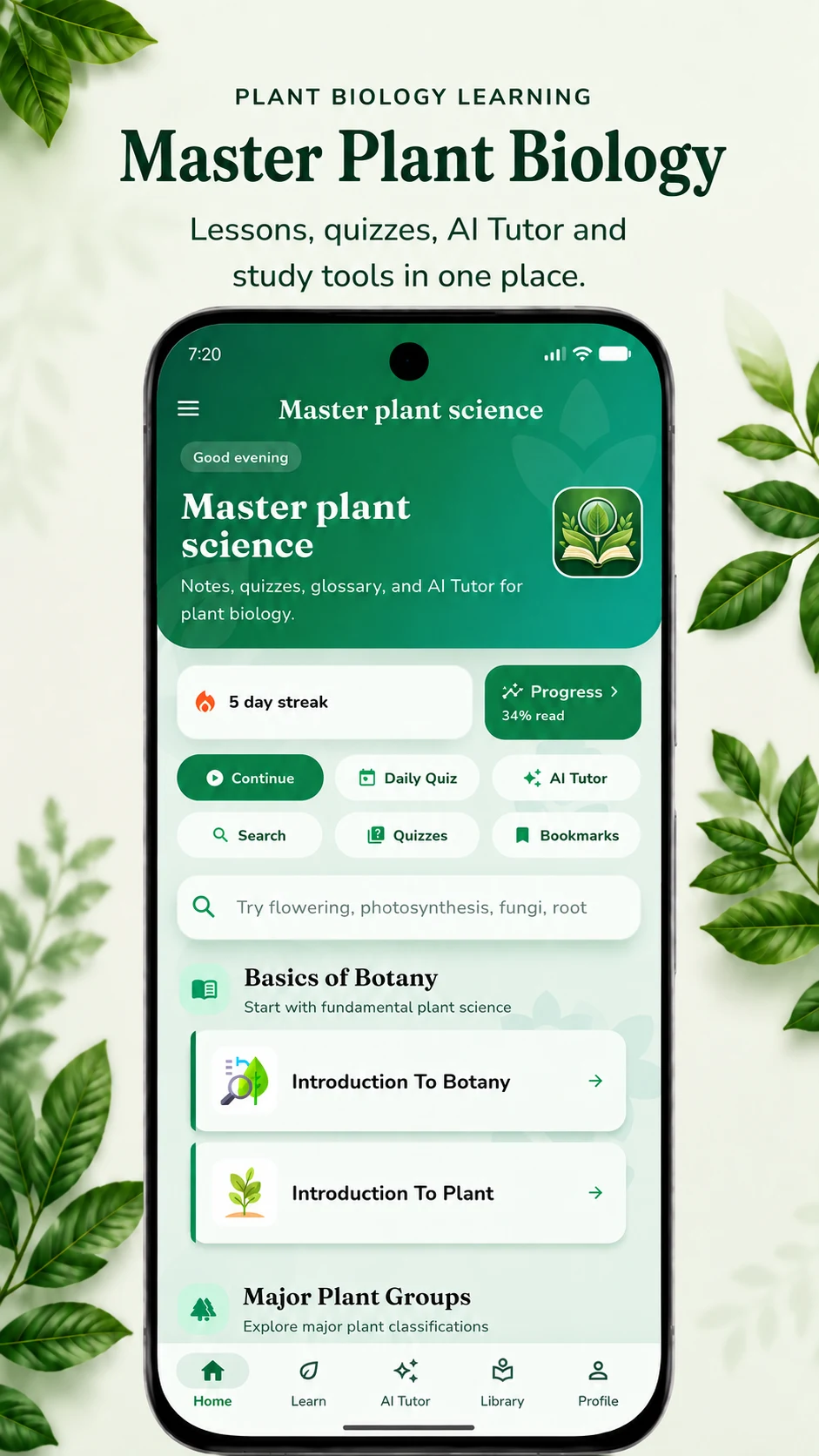 Learn Botany: Plant Biology screenshot
