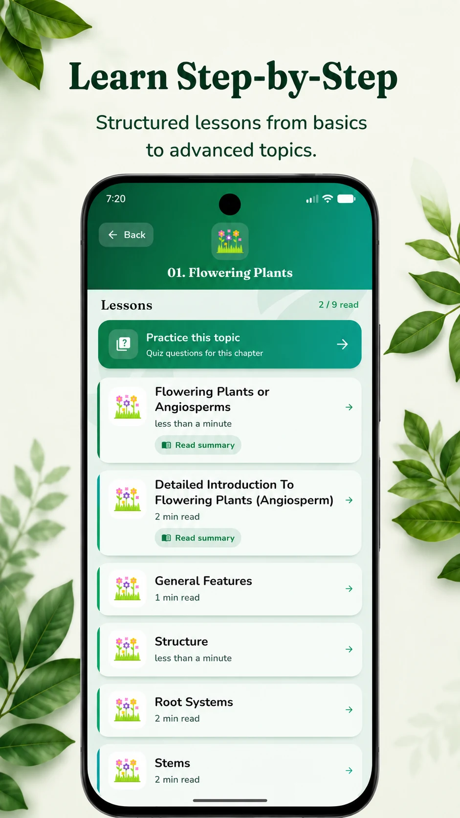 Learn Botany: Plant Biology screenshot